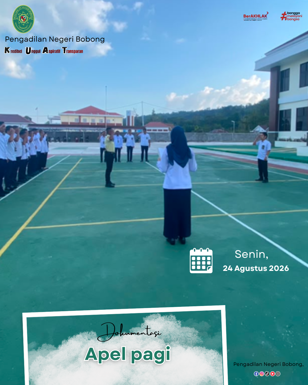 Apel Pagi Tanggal 24 Agustus 2026